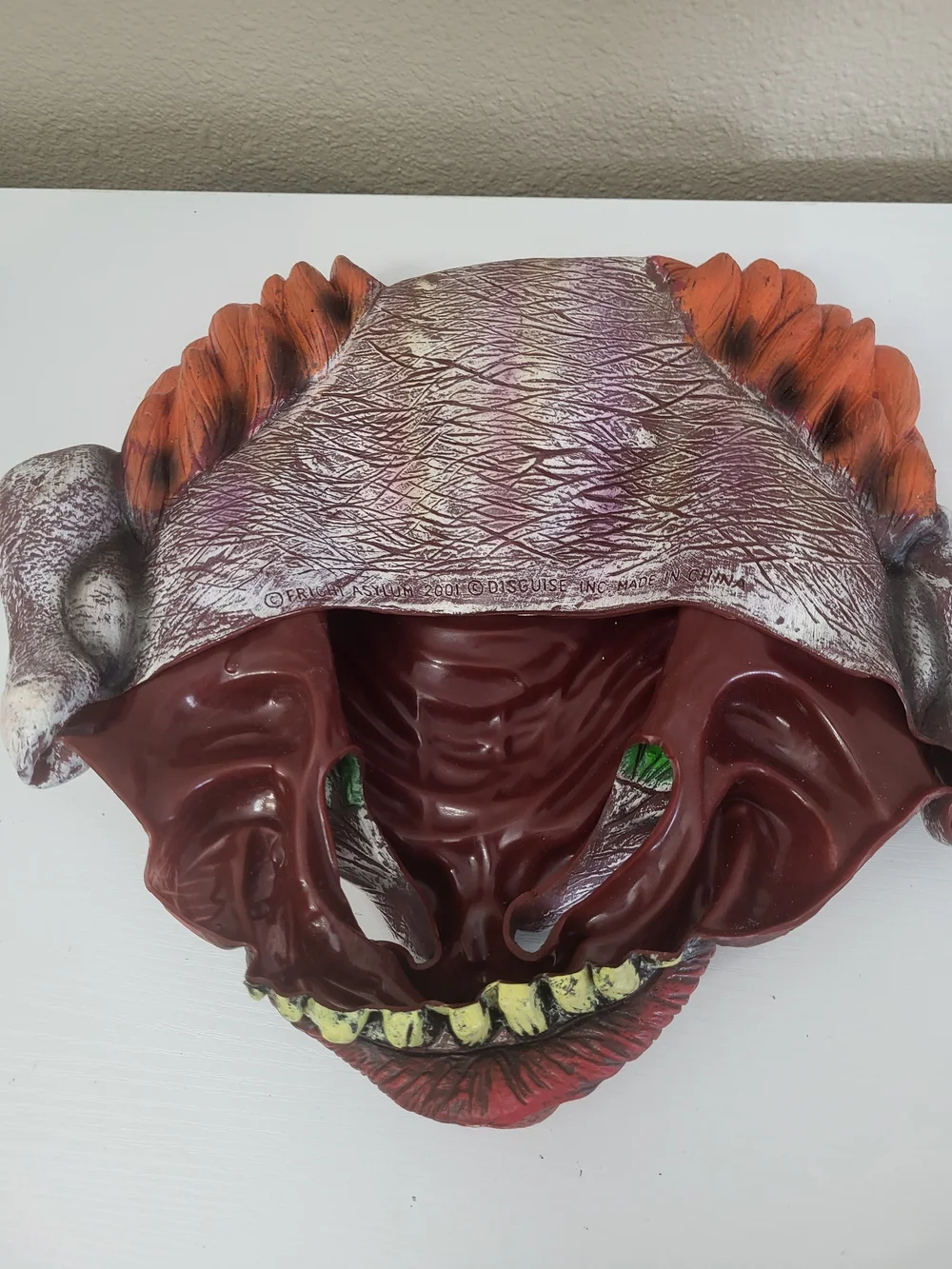 Halloween Costume Evil Scary Clown Mask 2001 Fright Asylum
